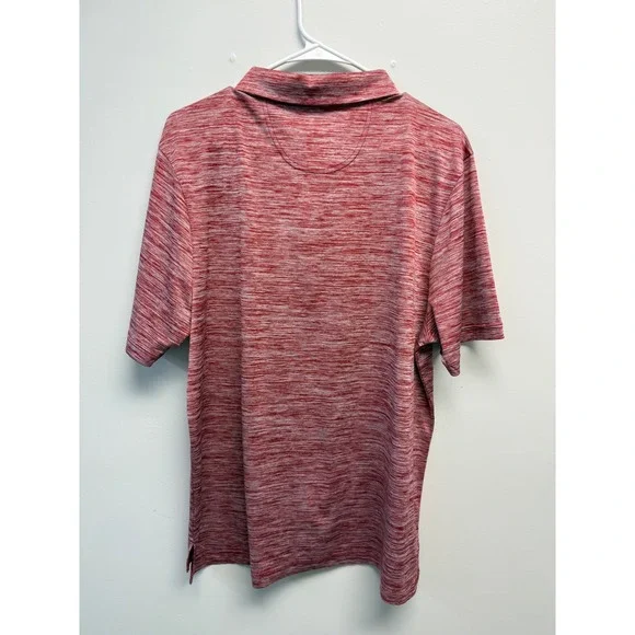 J America Alabama Crimson Tide Mens Large Space Dye Polo Shirt Crimson Red Large - Picture 3 of 3